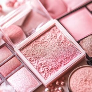 pink makeup palettes cosmetic blush makeup products pink makeup products assortment eyeshadow palette blush highlighters brushes 425546043